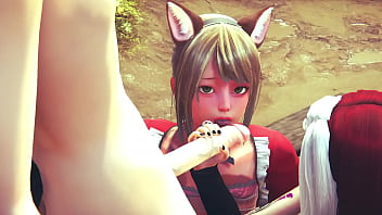 Sensual Yaoi Threesome – Femboys In Passionate Anime Romance