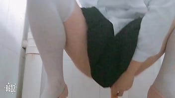 Shy Asian Sissy Pleasures Herself In Schoolgirl Outfit
