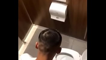 Teen Caught Jerking Off In Supermarket Restroom