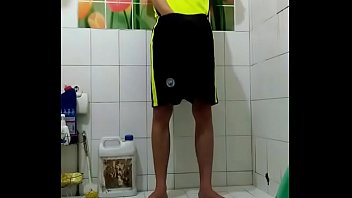 Naughty Boy Pees Pants Then Jerks Off After Soccer