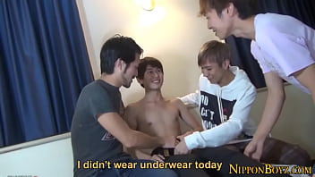 Japanese Twinks In Wild Group Sex