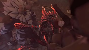 Wild Lynel Threesome Adventure