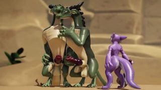 Kinky Furry Kobold Orgy