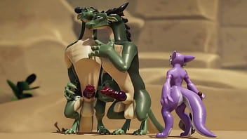 Kinky Furry Kobold Orgy