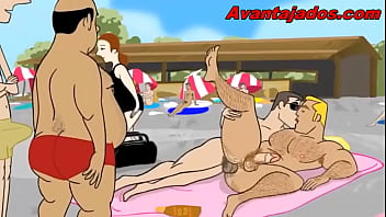 Steamy Gay Beach Hookup