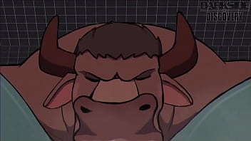 Horny Bull Pleasures A Giant Snake