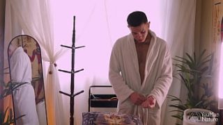 Fucking The Masseur After A Sensual Massage, Came Hard In His Ass