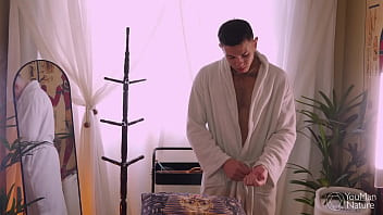 Fucking The Masseur After A Sensual Massage, Came Hard In His Ass