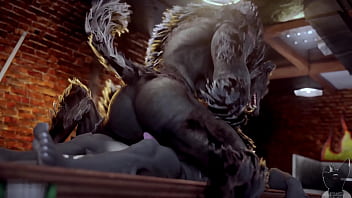 Sexy Werewolf Streamer Animation