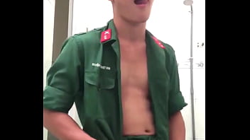 Straight Vietnamese Soldier Nguyen Hoang Nhat Nam In Gay Studio Casting