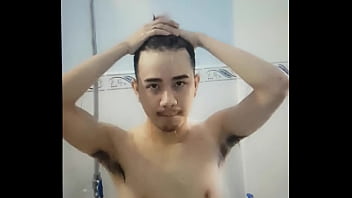 Hot Vietnamese Guy Steamy Bath Tease