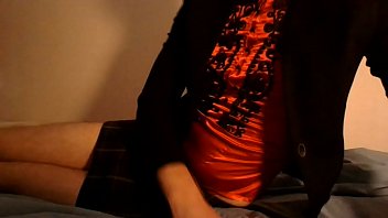 Lonely Secretary Pleasures Herself At Home