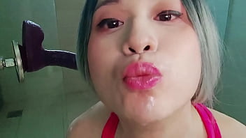 Chinese Girl Masters Deep Throat Training