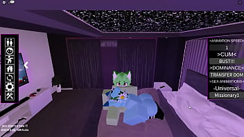 Furry Friend Pleasures His Buddy In Roblox