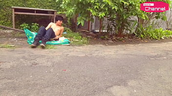 Nude Model Audition: Stripping For Adult Magazine Casting In Public Garden