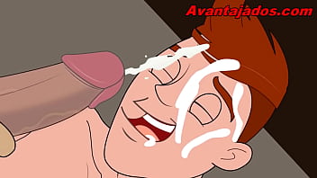 Gay Porn Cartoon: Wild Cabin Fuck