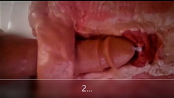 Deep Inside: Anal Dildo Action Close-up