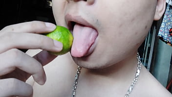 Sensual Self-pleasure With Tongue Play