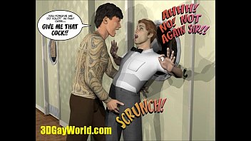 Satisfying Gay Client 3d Anime Erotic Comic Tale