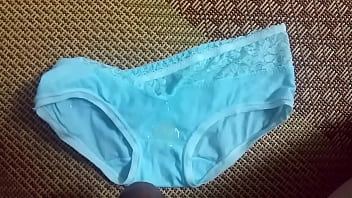 Hot Blue Panties Love | Cum Drenched Panty Compilation