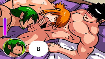 Hot Gay Game Characters In Steamy Animated Blowjob Action