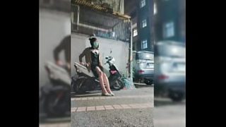 Outdoor Public Masturbation Cumshot