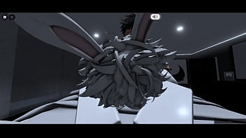 Femboy Bunny Submits To His Dominant Master