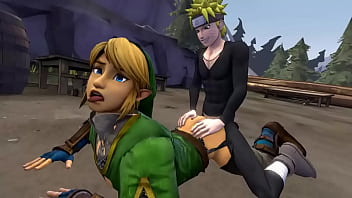 Naruto Dominates Link In Wild Doggy Action