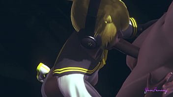Femboy Vocaloid Yaoi – Can Len Take This Huge Cock? – Anime Manga Gay Porn