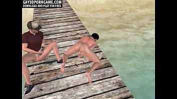 3d Cartoon Studs Fucking Hard On The Beach