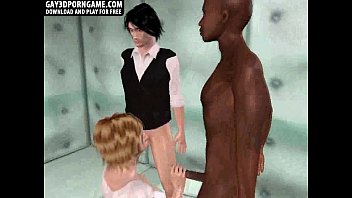 Ebony 3d Babe Enjoys Deep Throat Pleasure