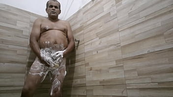 Brazilian Man’s Steamy Shower Scene