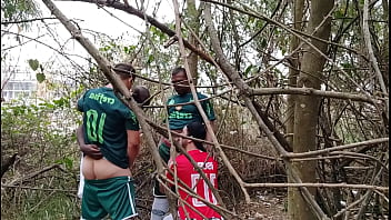 Hot Hairy Men Having Wild Gay Sex In The Woods