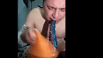 Intense Throat Training Session