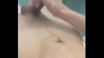 Japanese Man Ejaculates In The Bath