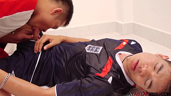 Asian Student Gets Raw After Oral From Pissing Gay