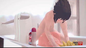 Sasuke Takes Naruto In The Steamy Bath