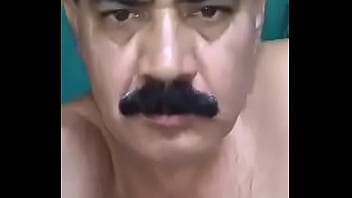 Hairy Indian Uncle Jerking Off