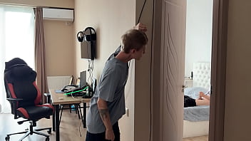 Caught My Straight Friend Jerking Off To Gay Porn