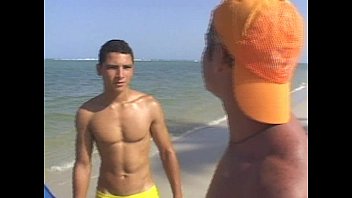 Steamy Gay Beach Threesome