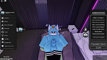 Roblox Furry Character Pleasures Himself With His Thighs