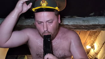 Rough Russian Officer Gets Dominated