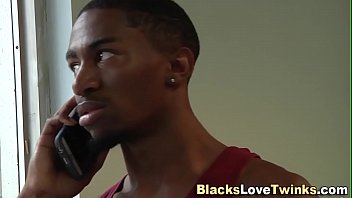 Twink’s Creamy Load On Ebony Stud