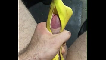 Dangerous Criminal Fucks Banana With Dirty Russian Moans