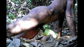 Wild Jungle Man’s Intimate Encounter With A Gourd