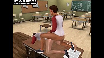 After-school 3d Cartoon Hunk Gets Wild
