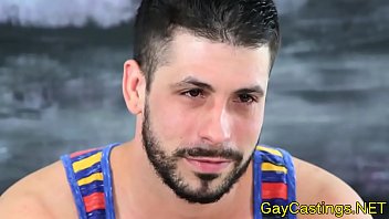 Spanish Stud Services Cock At Gay Casting